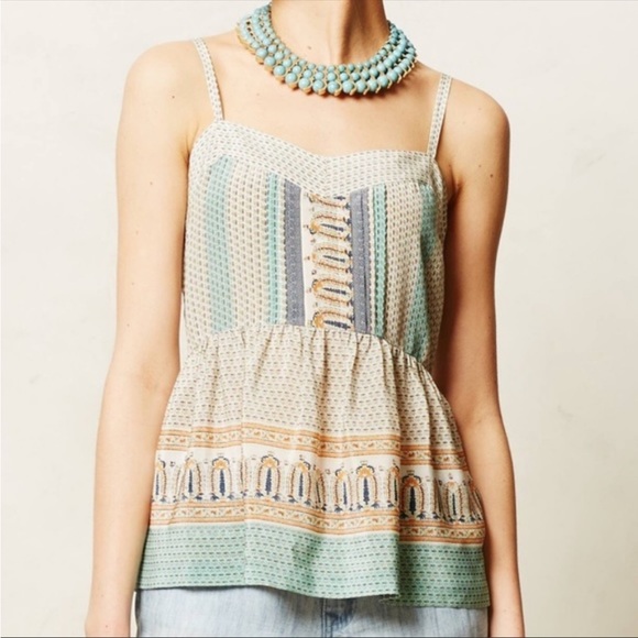 Anthropologie Tops - ANTHROPOLOGIE Vanessa Virginia Montara Silk Top